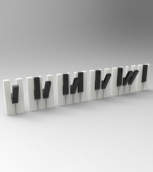 Creative adhesive hook，Storage - fingertips - pressing - playing the piano - Art - easy，