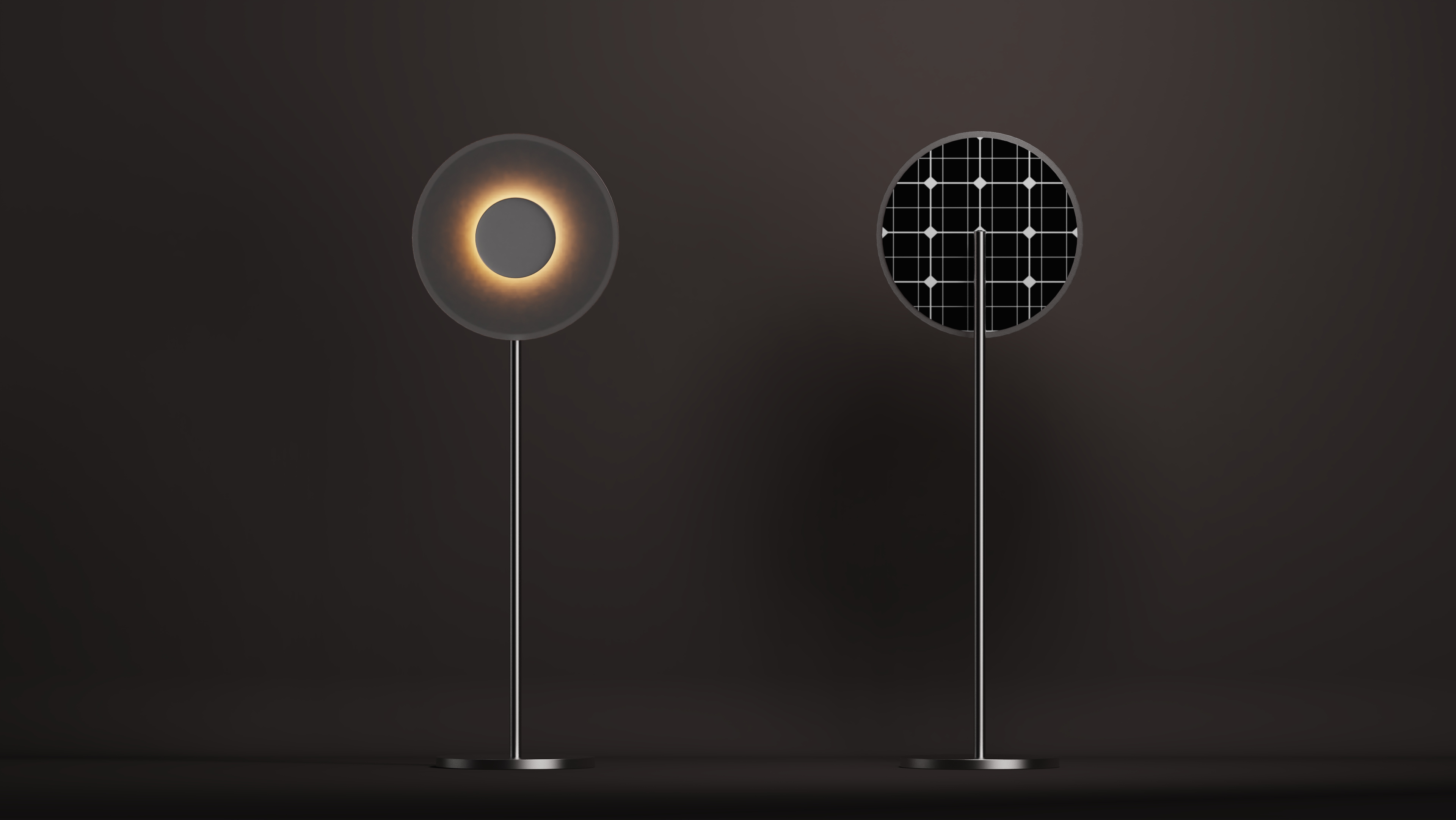 product，design，Circle，Sobbing，Solar Lamp，