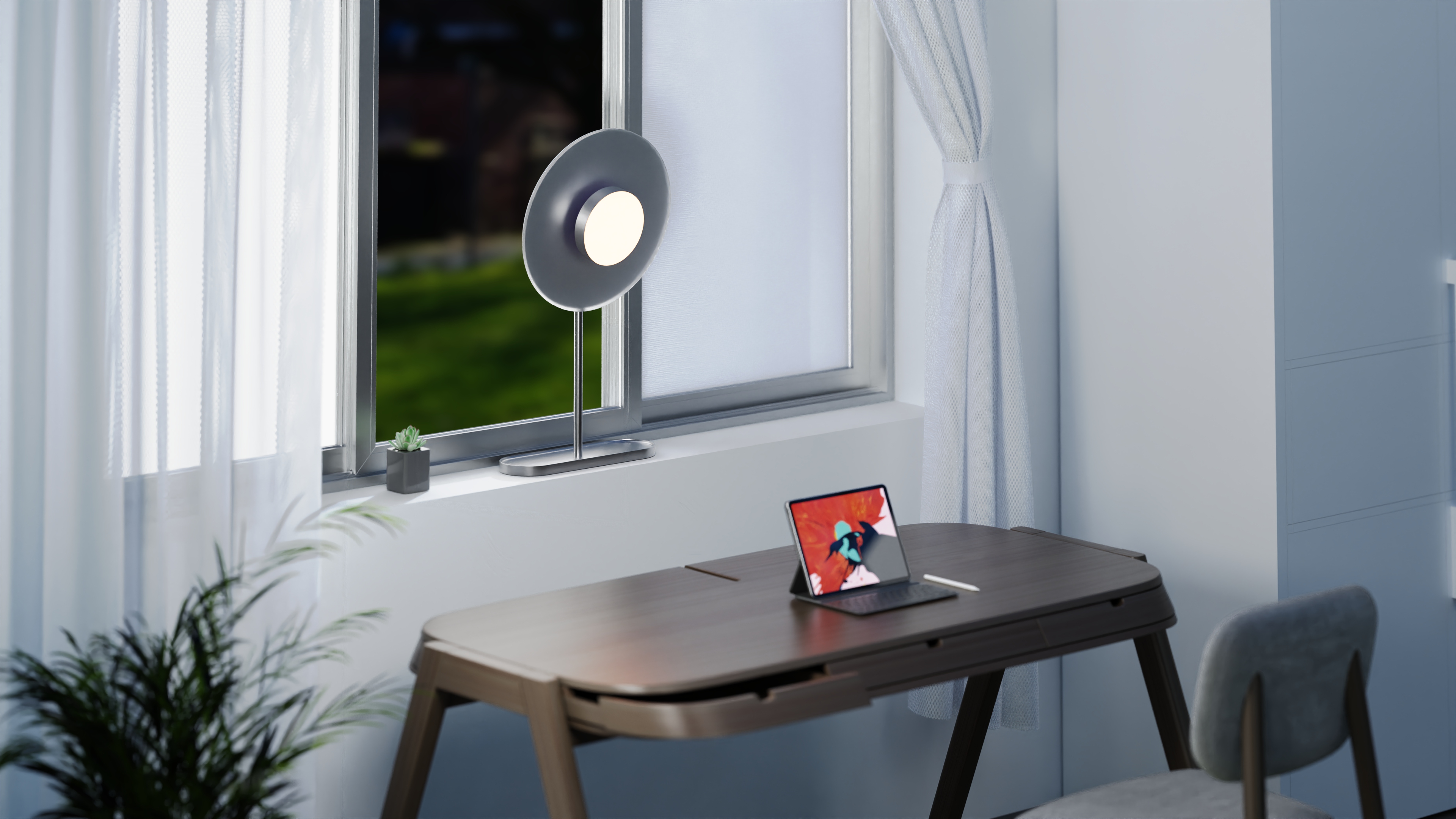 product，design，Circle，Sobbing，Solar Lamp，