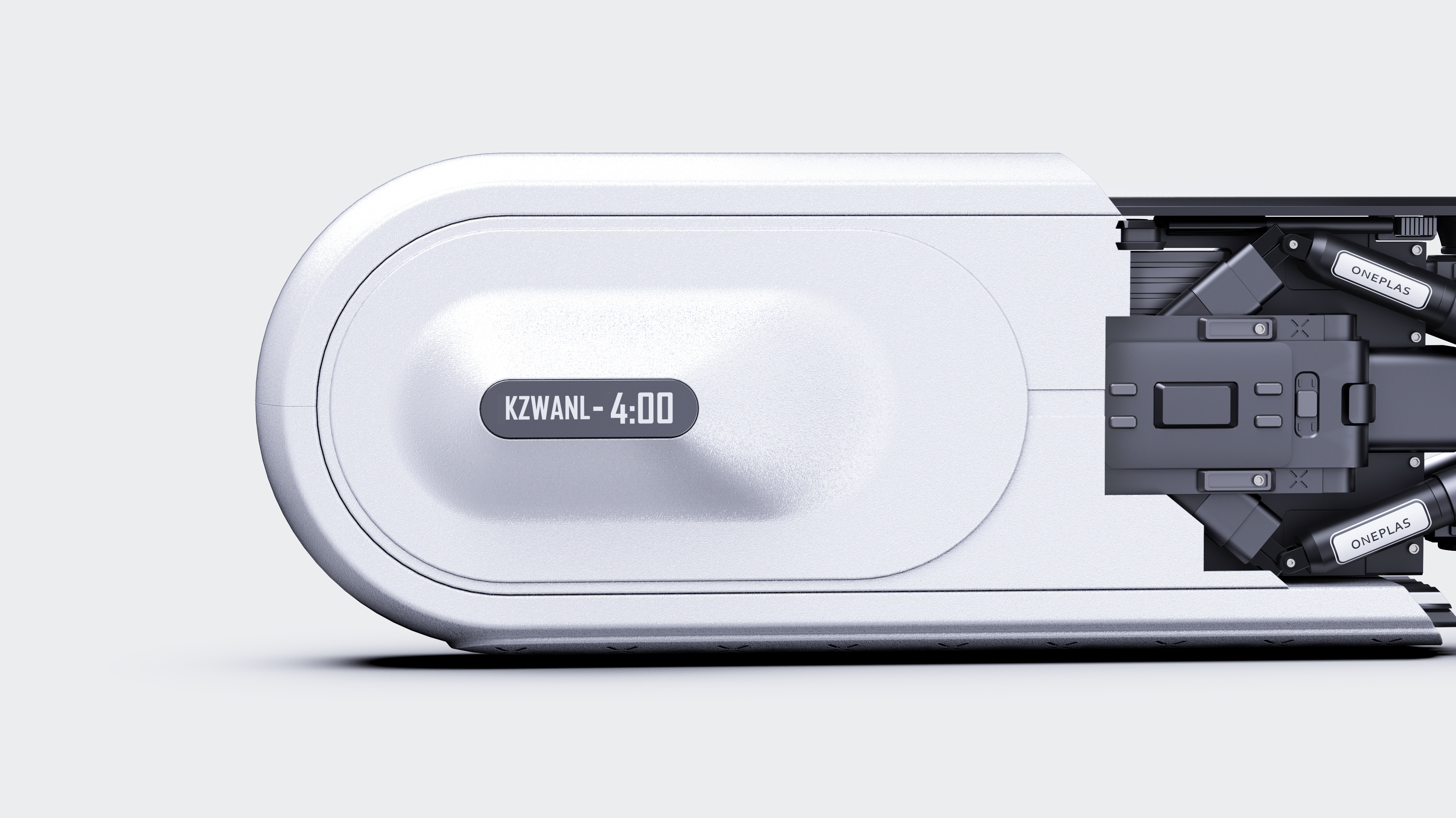 Unmanned motorcycle - Product rendering，