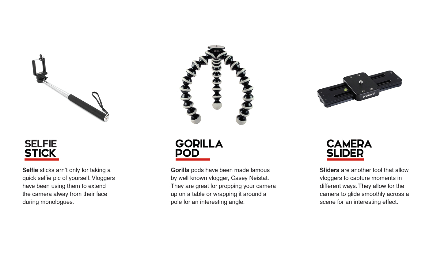 Jimmy Huynh，Camera accessories，