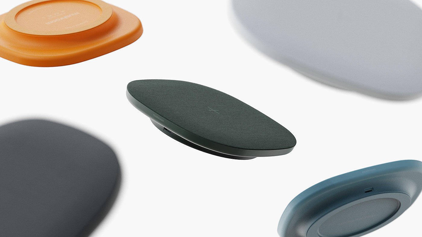 wireless，Charger，Mushroom，shape，inspiration，