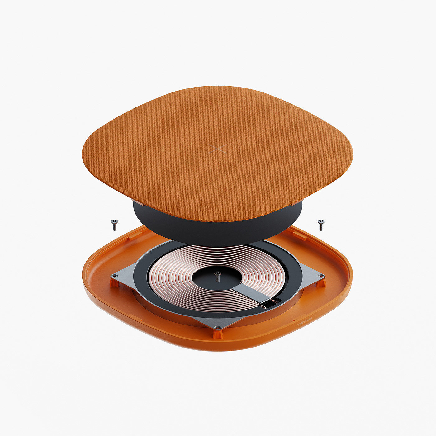 wireless，Charger，Mushroom，shape，inspiration，