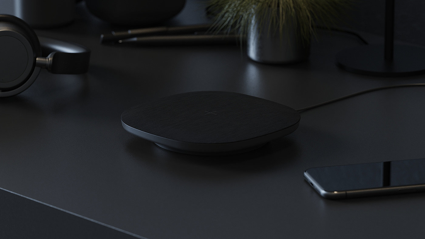 wireless，Charger，Mushroom，shape，inspiration，