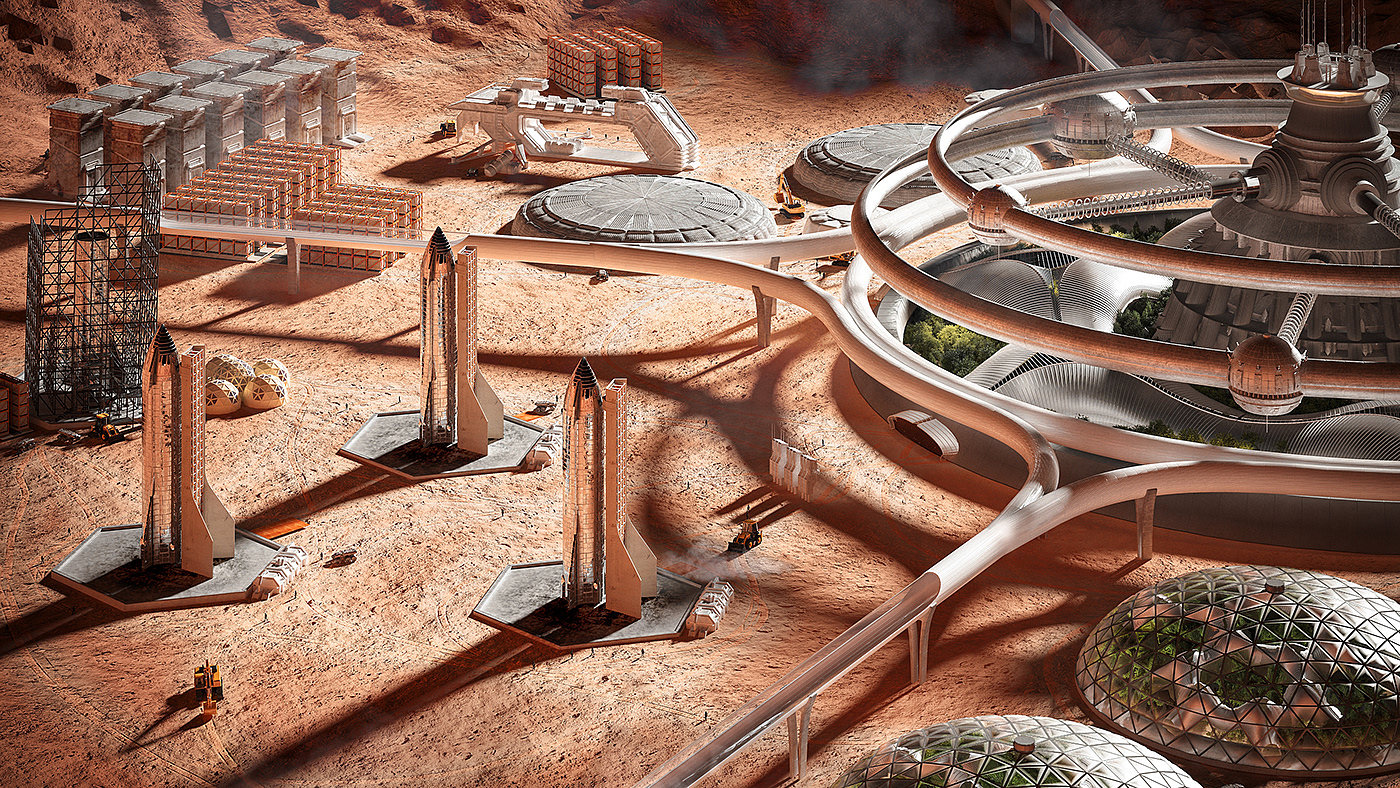 Mars，immigrant，city，
