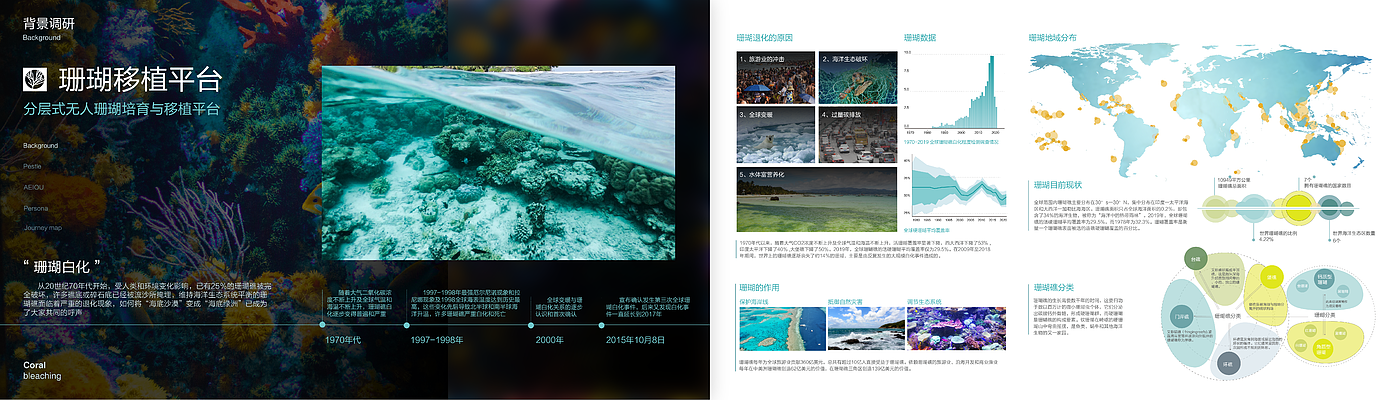 珊瑚白化，海洋生态，工业设计，无人潜水器，产品设计，天津美术学院，
