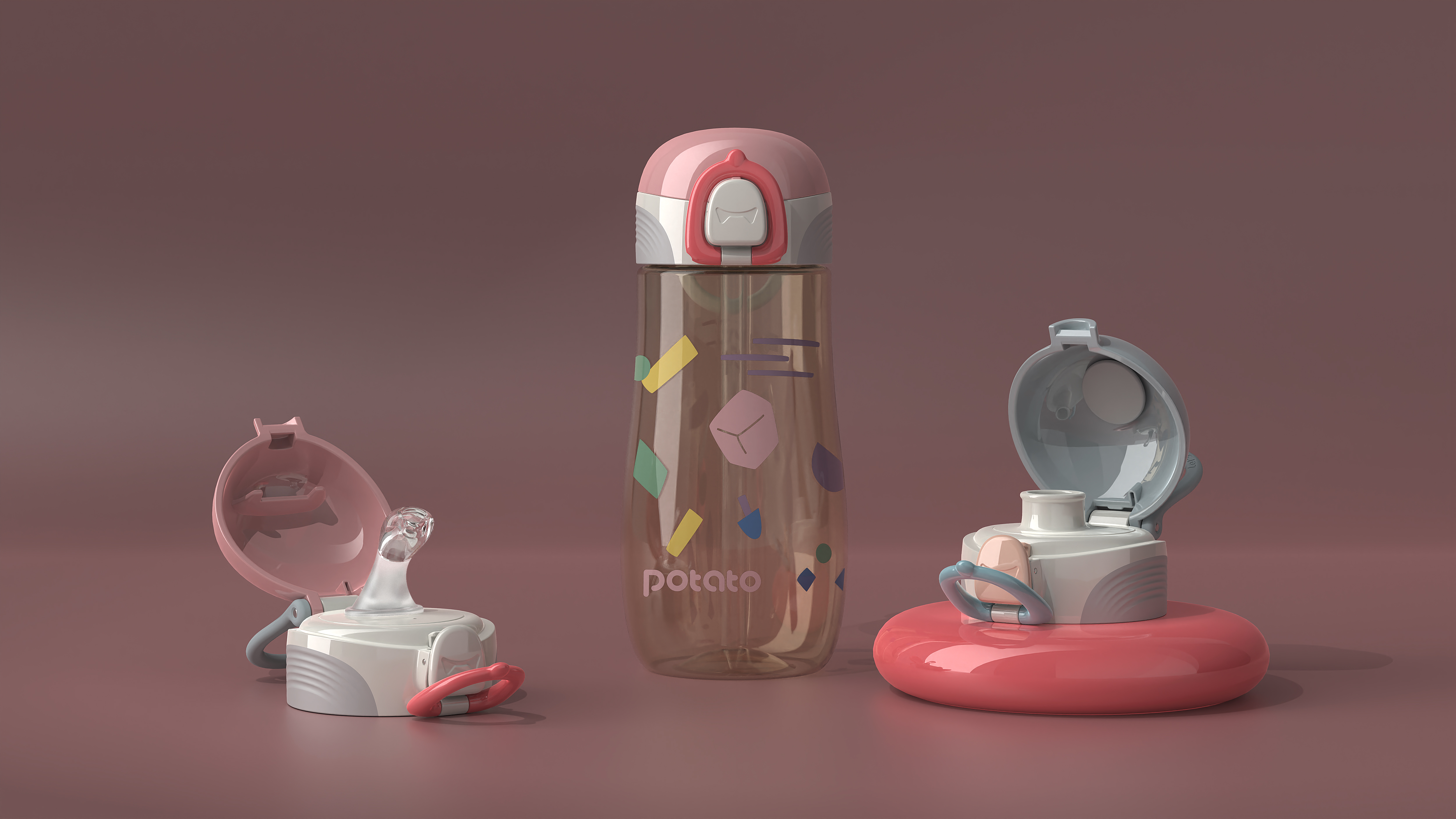 Portable water cup，