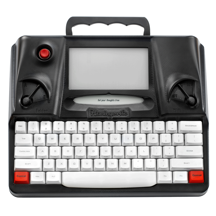 一款既古老又现代的打字机hemingwrite