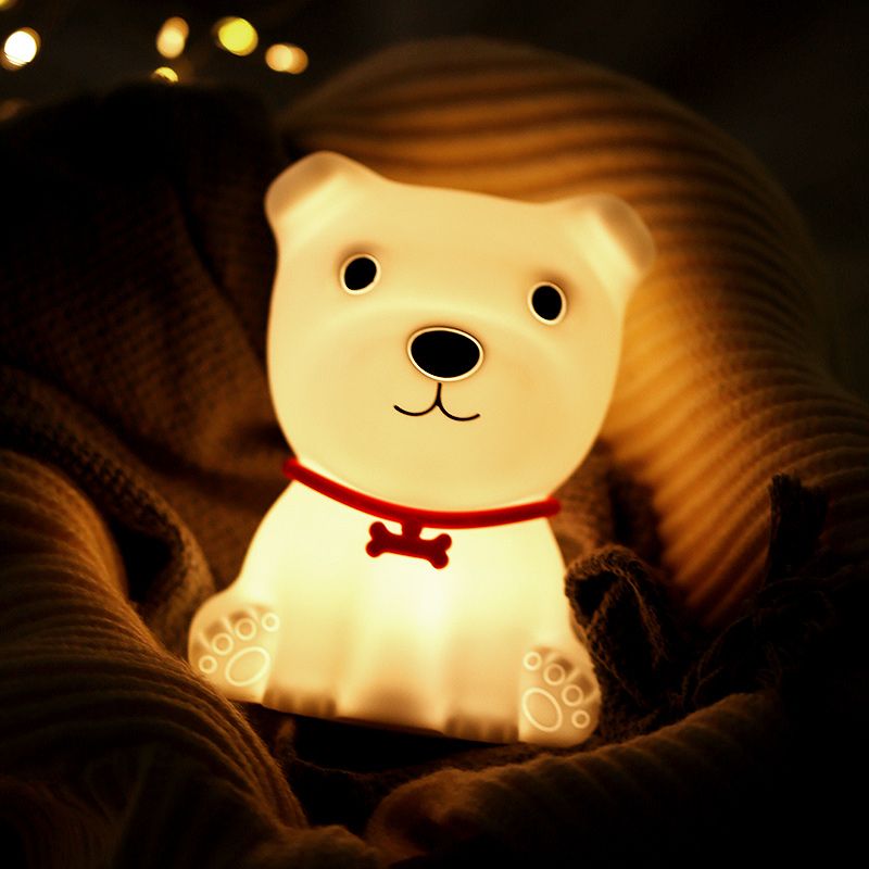 Silicone night light for sleeping and reading，
