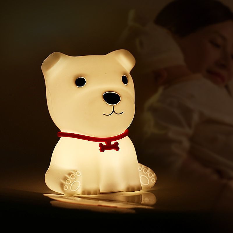 Silicone night light for sleeping and reading，