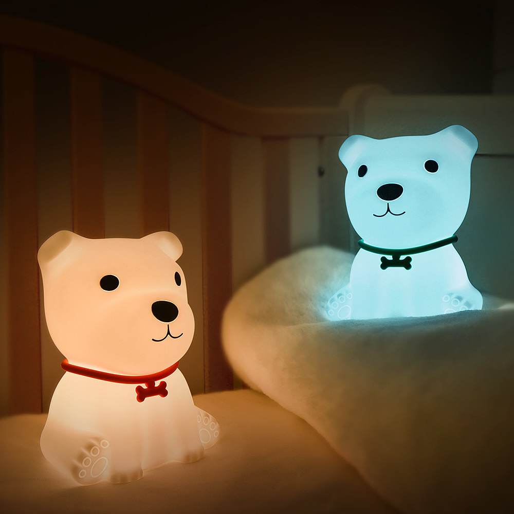 Silicone night light for sleeping and reading，