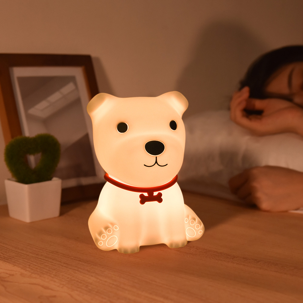 Silicone night light for sleeping and reading，