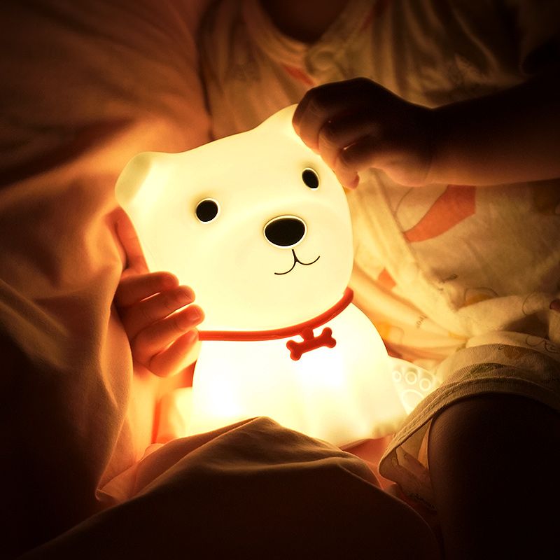Silicone night light for sleeping and reading，