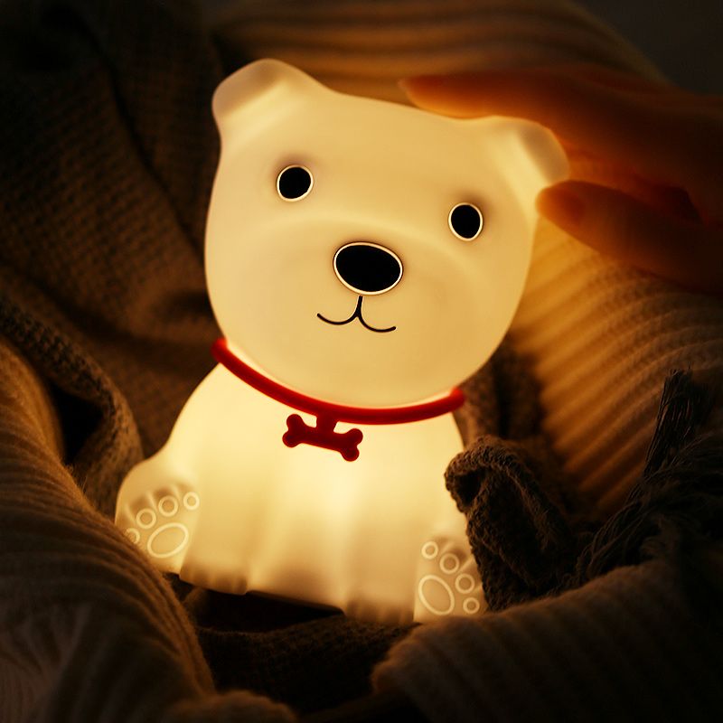 Silicone night light for sleeping and reading，