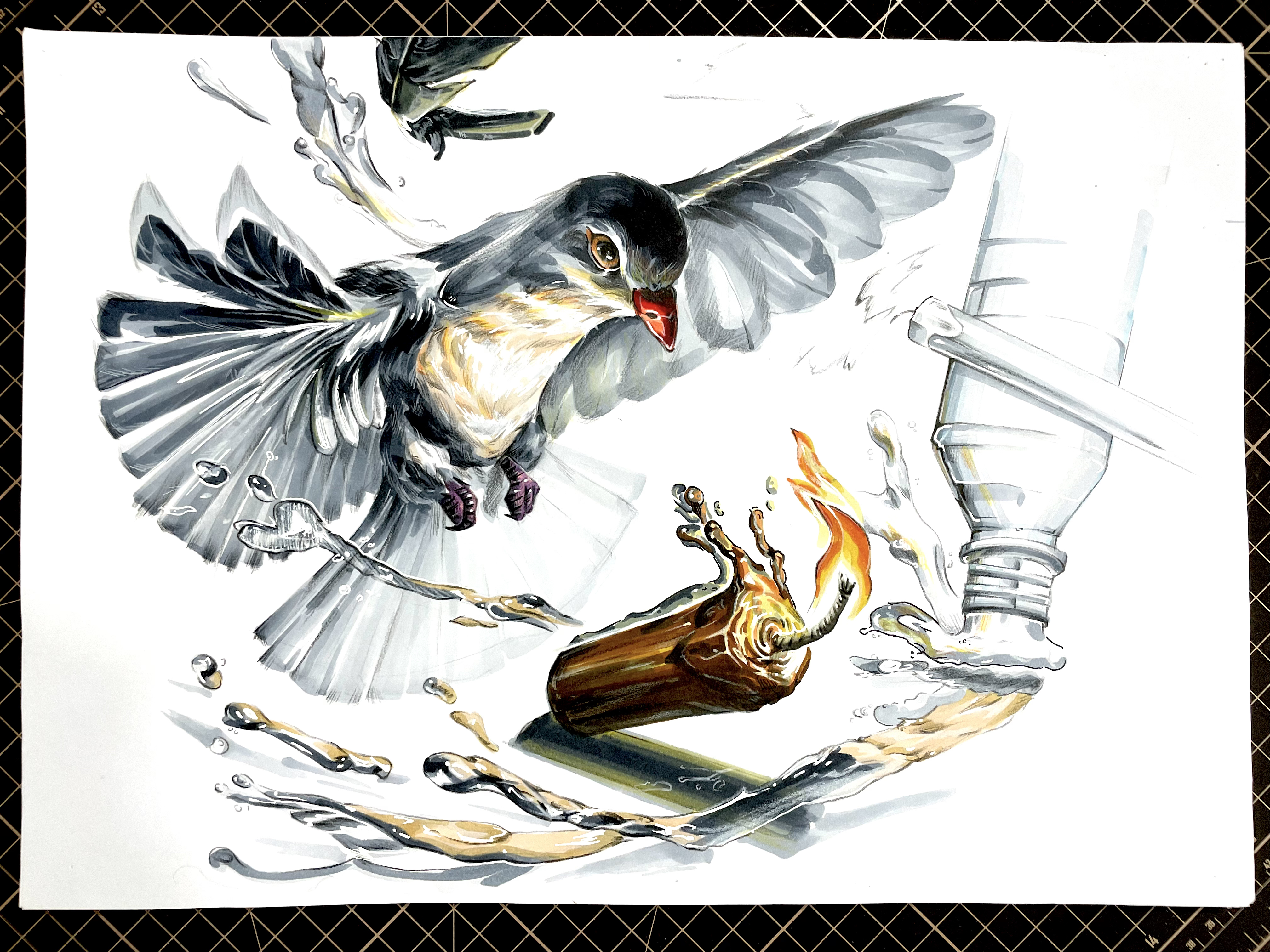 Hand drawn products，Marker hand drawn，product design，industrial design，Postgraduate entrance examination，sample reels，