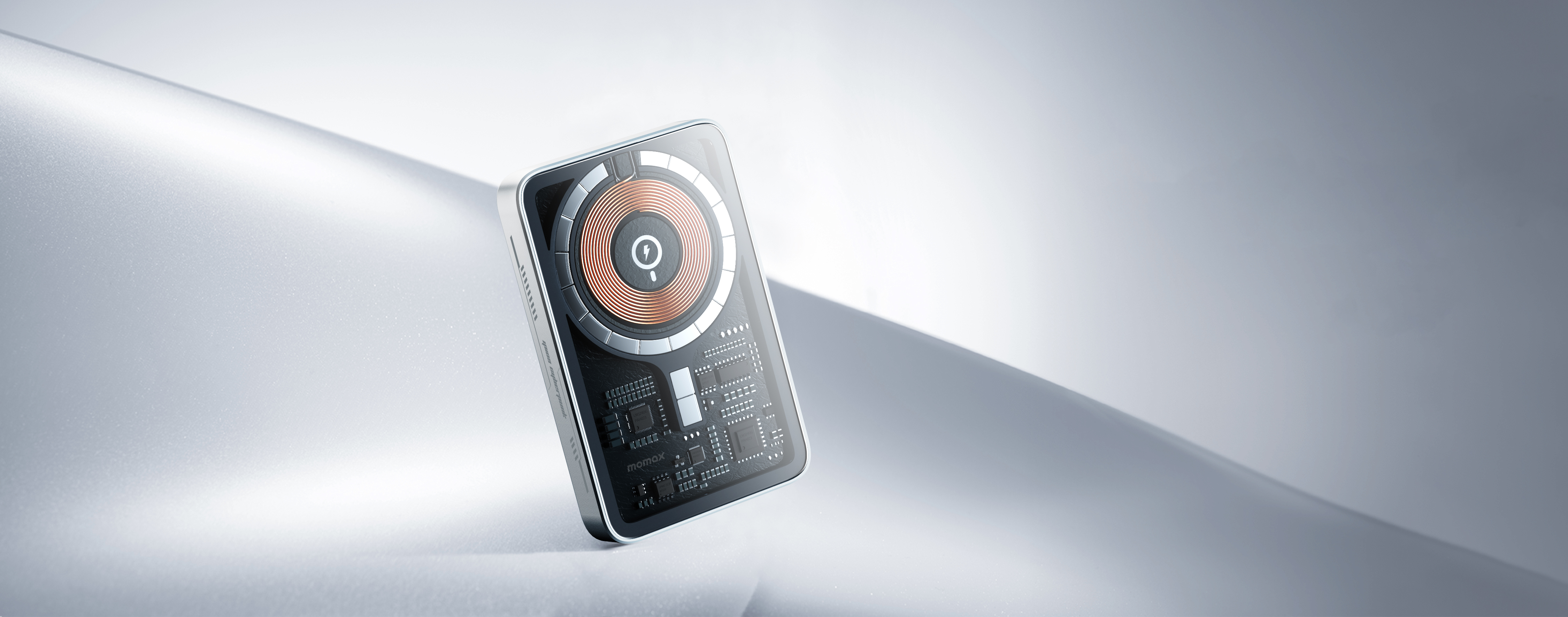 Cyberpunk，portable source，portable battery，transparent，MagSafe，iphone，