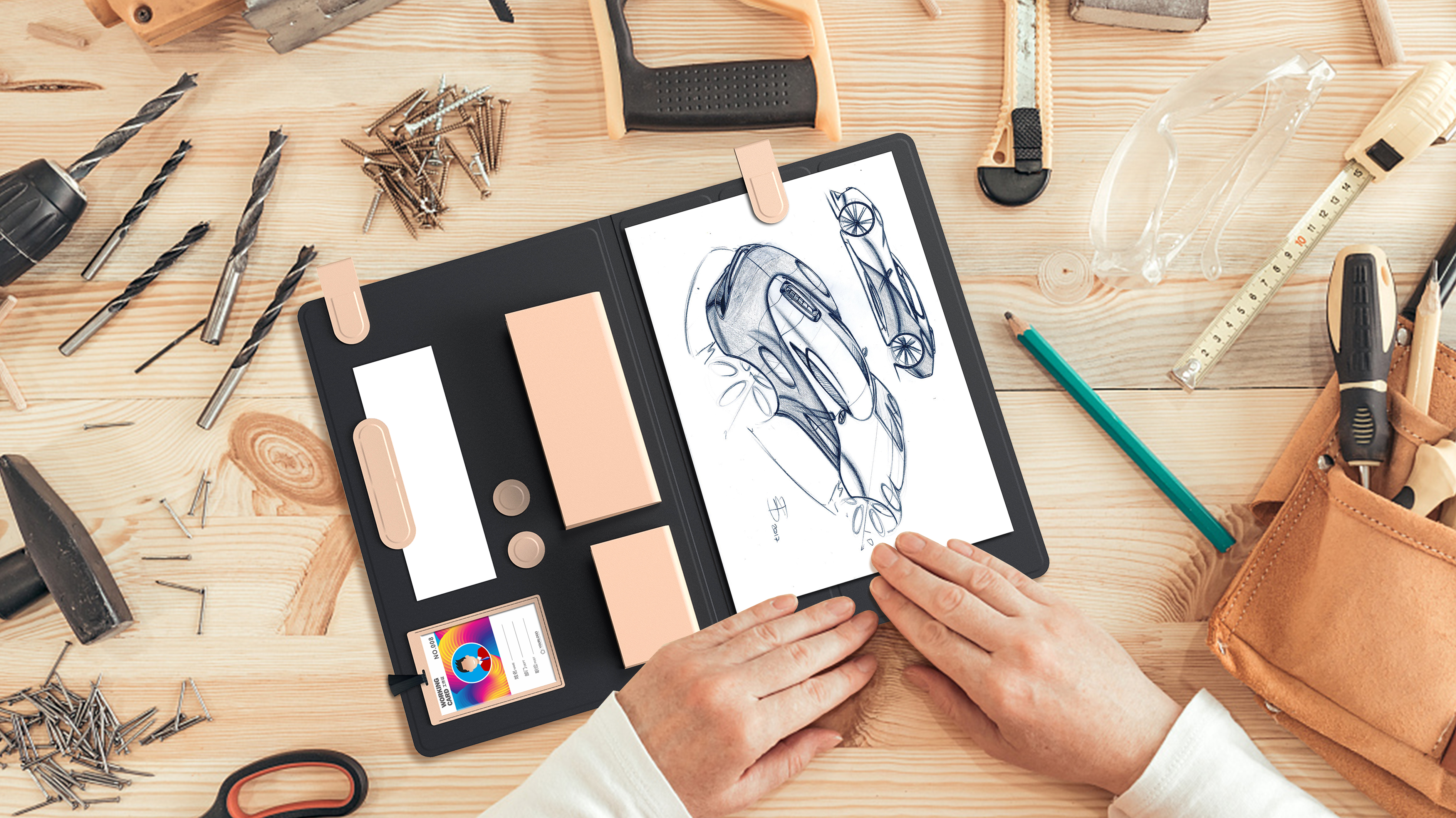 Magnetic suction board, office supplies，