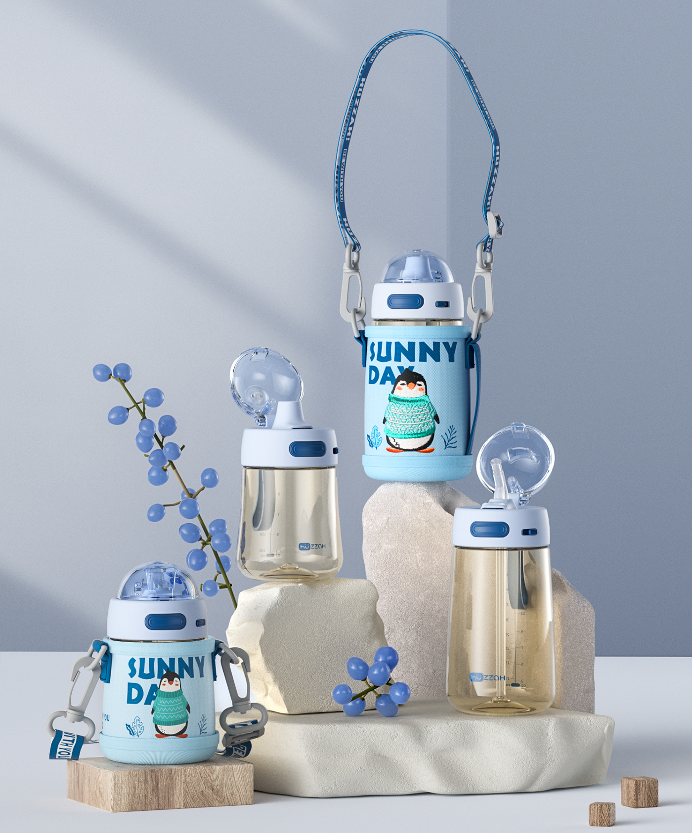 Water cup，Mother and baby，children，Cup cover，Illustration sticker，