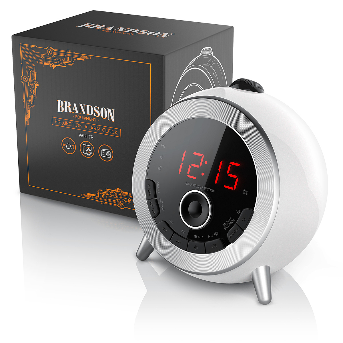 Claudius Dreyer，Projection Alarm Clock，