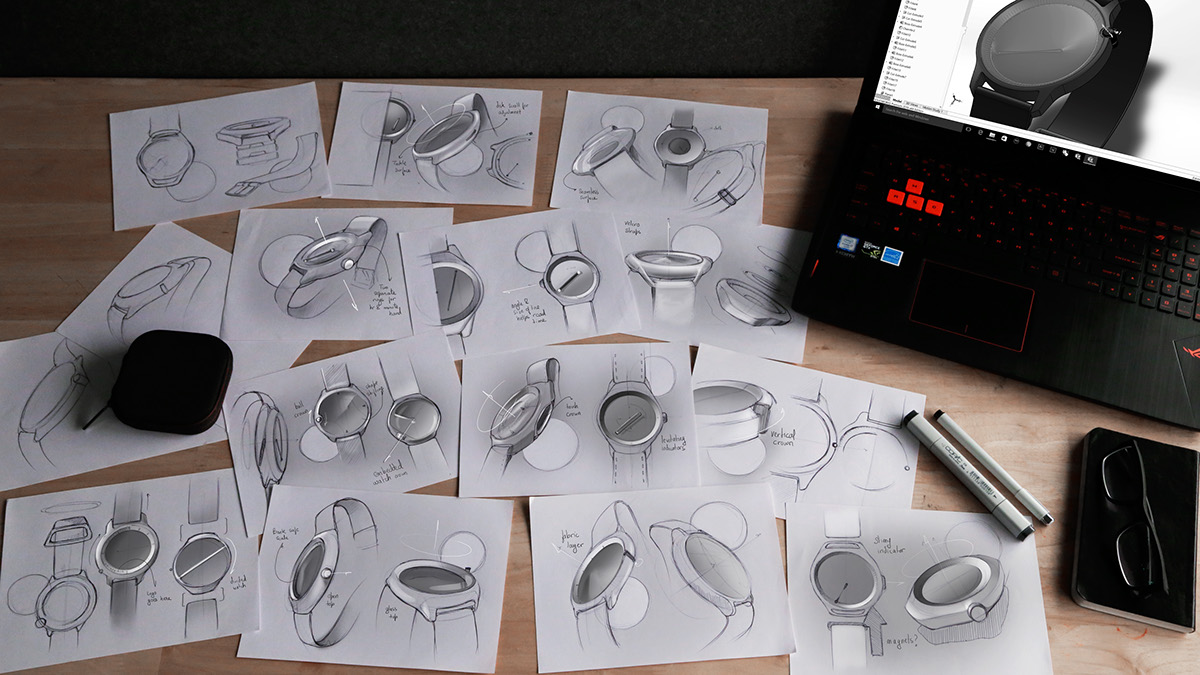 Wrist watch，Unique design language，Sushant Vohra，Minimalism，