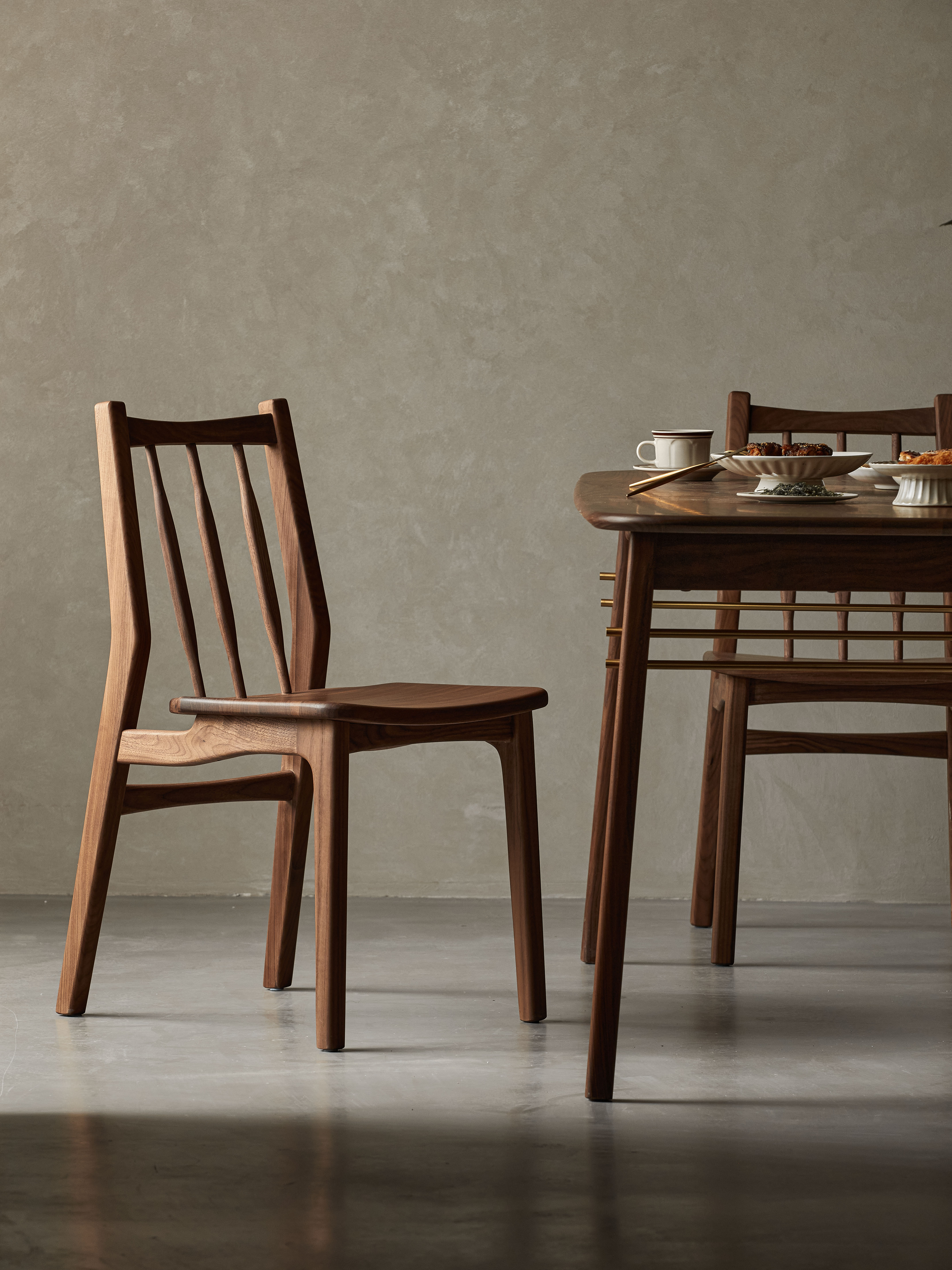 Solid wood furniture，Dining chair，Home design，