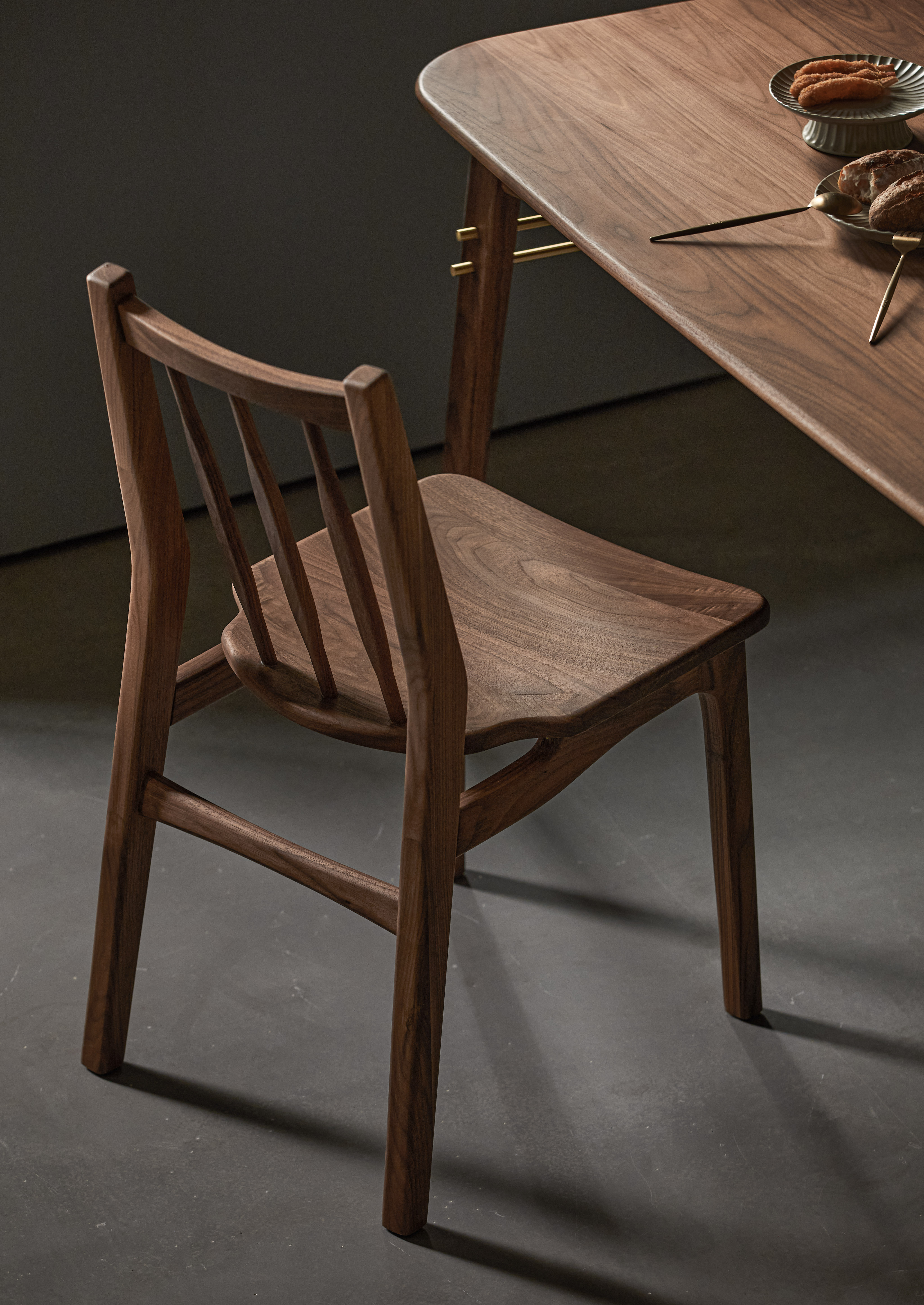 Solid wood furniture，Dining chair，Home design，