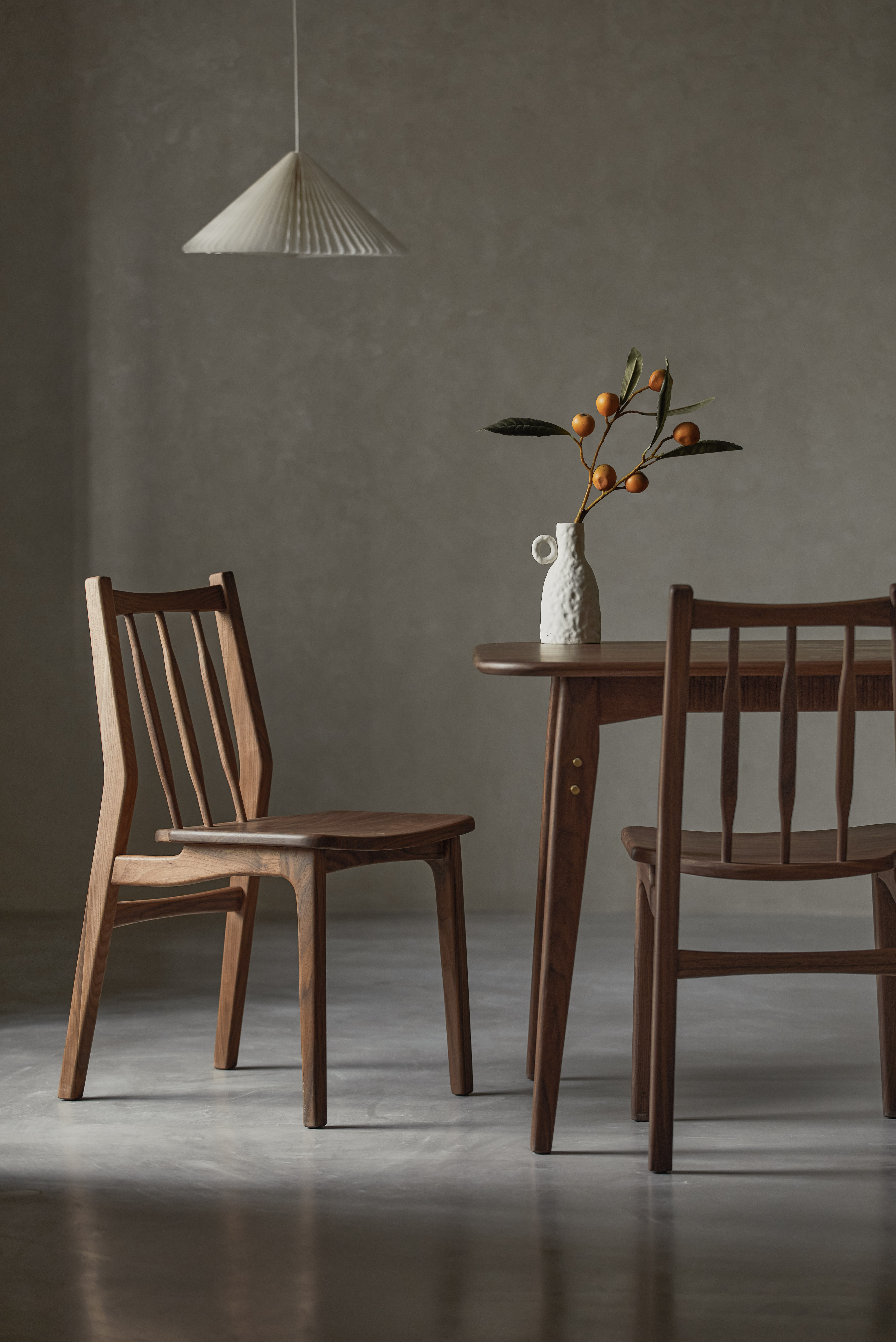Solid wood furniture，Dining chair，Home design，