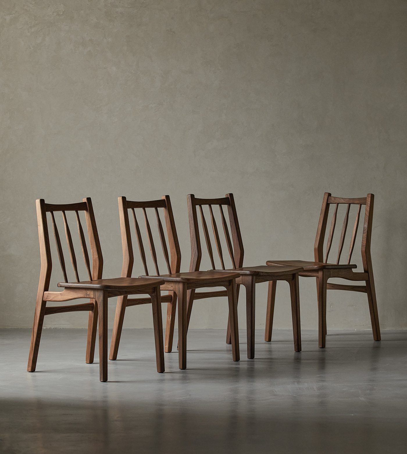 Solid wood furniture，Dining chair，Home design，