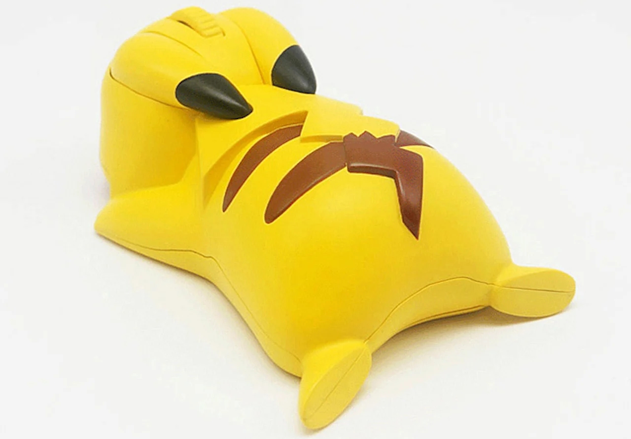 mouse，yellow，wireless，Pokemon，Computer accessories，Cartoon image，Pikachu，