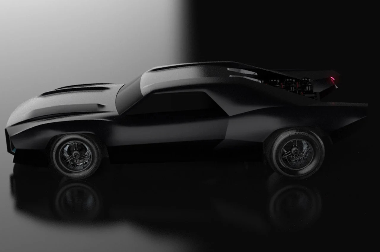 Batmobile，Batman，one thousand nine hundred and sixty，Ash Thorpe，Initial rendering，Automobile design，