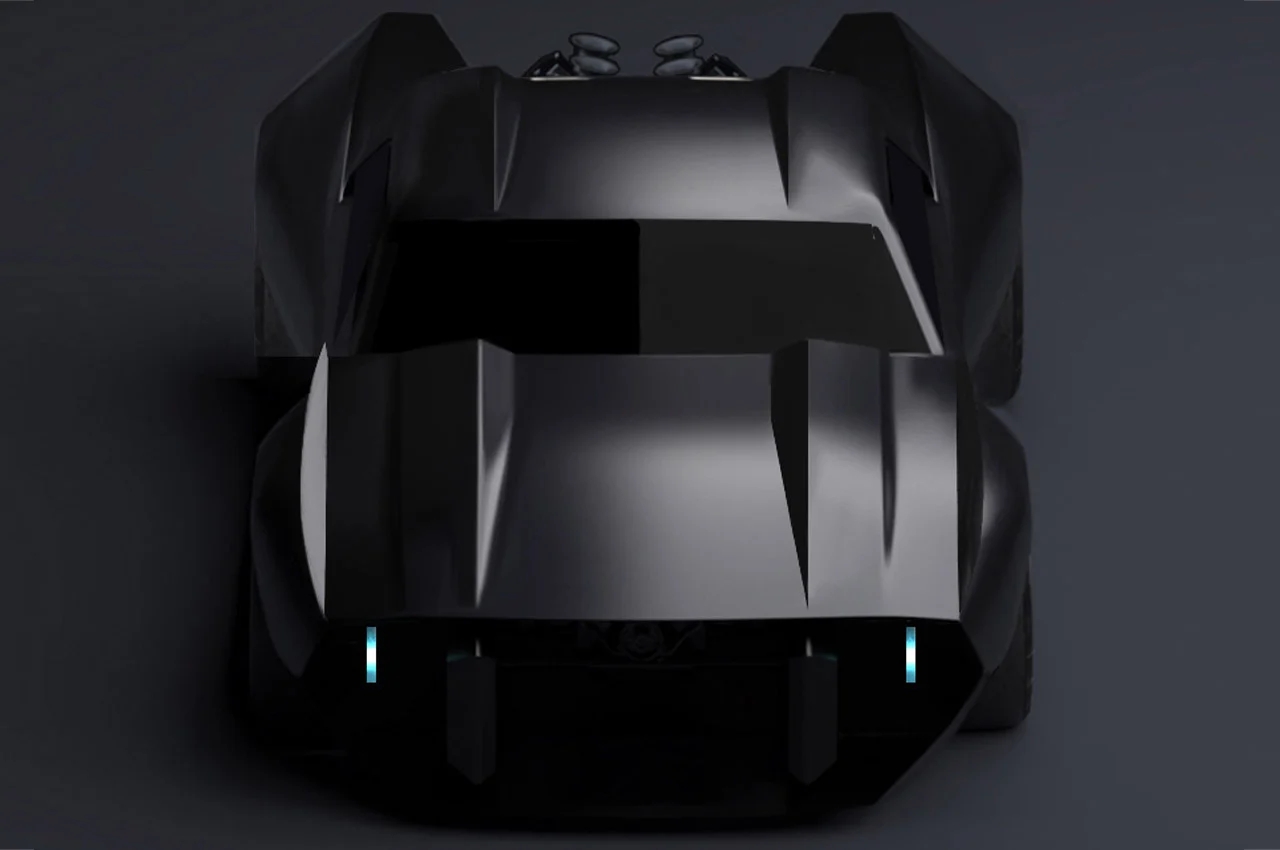 Batmobile，Batman，one thousand nine hundred and sixty，Ash Thorpe，Initial rendering，Automobile design，