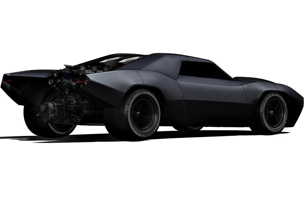 Batmobile，Batman，one thousand nine hundred and sixty，Ash Thorpe，Initial rendering，Automobile design，