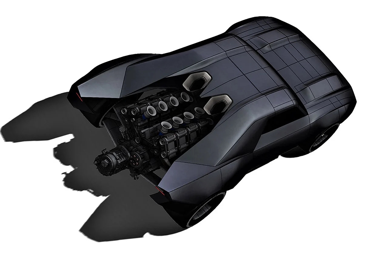 Batmobile，Batman，one thousand nine hundred and sixty，Ash Thorpe，Initial rendering，Automobile design，