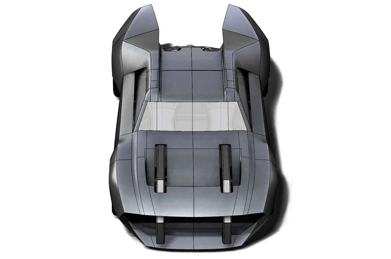 Batmobile，Batman，one thousand nine hundred and sixty，Ash Thorpe，Initial rendering，Automobile design，