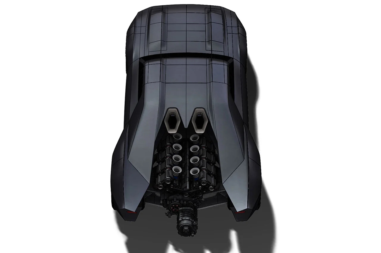 Batmobile，Batman，one thousand nine hundred and sixty，Ash Thorpe，Initial rendering，Automobile design，