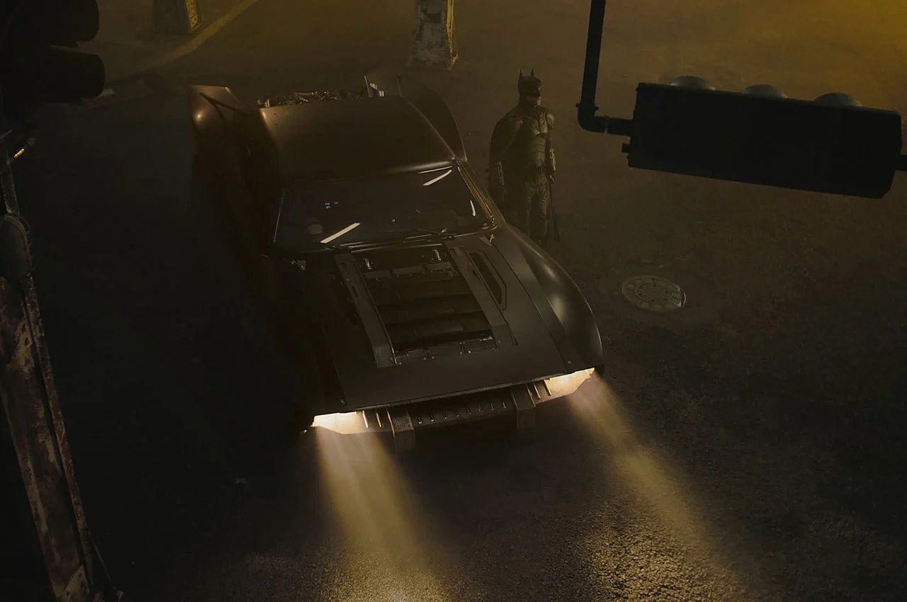 Batmobile，蝙蝠侠，1960，ASH THORP，初始渲染，汽车设计，