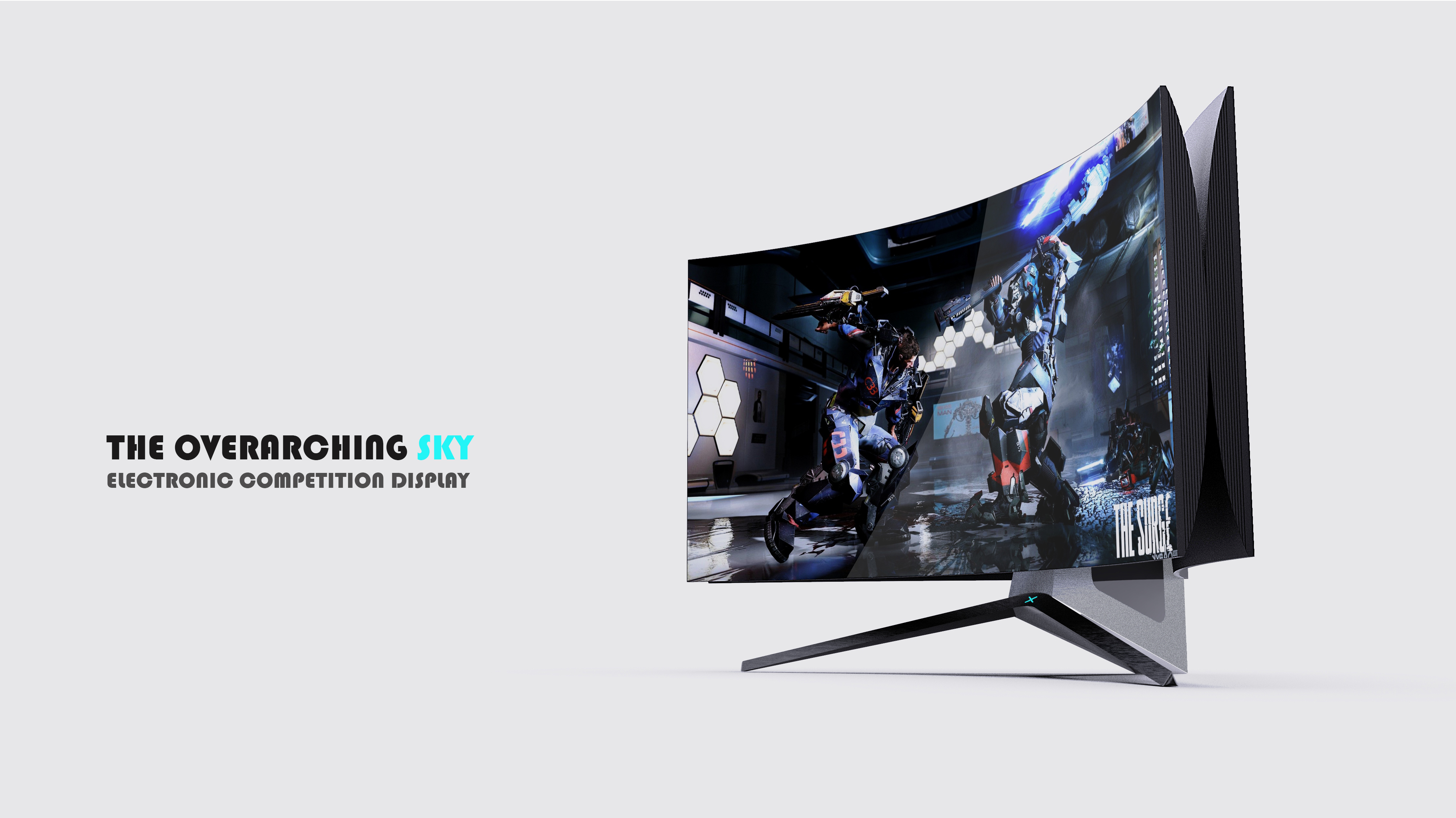 monitor，E-sports，Element penetration，rhino，keyshot，