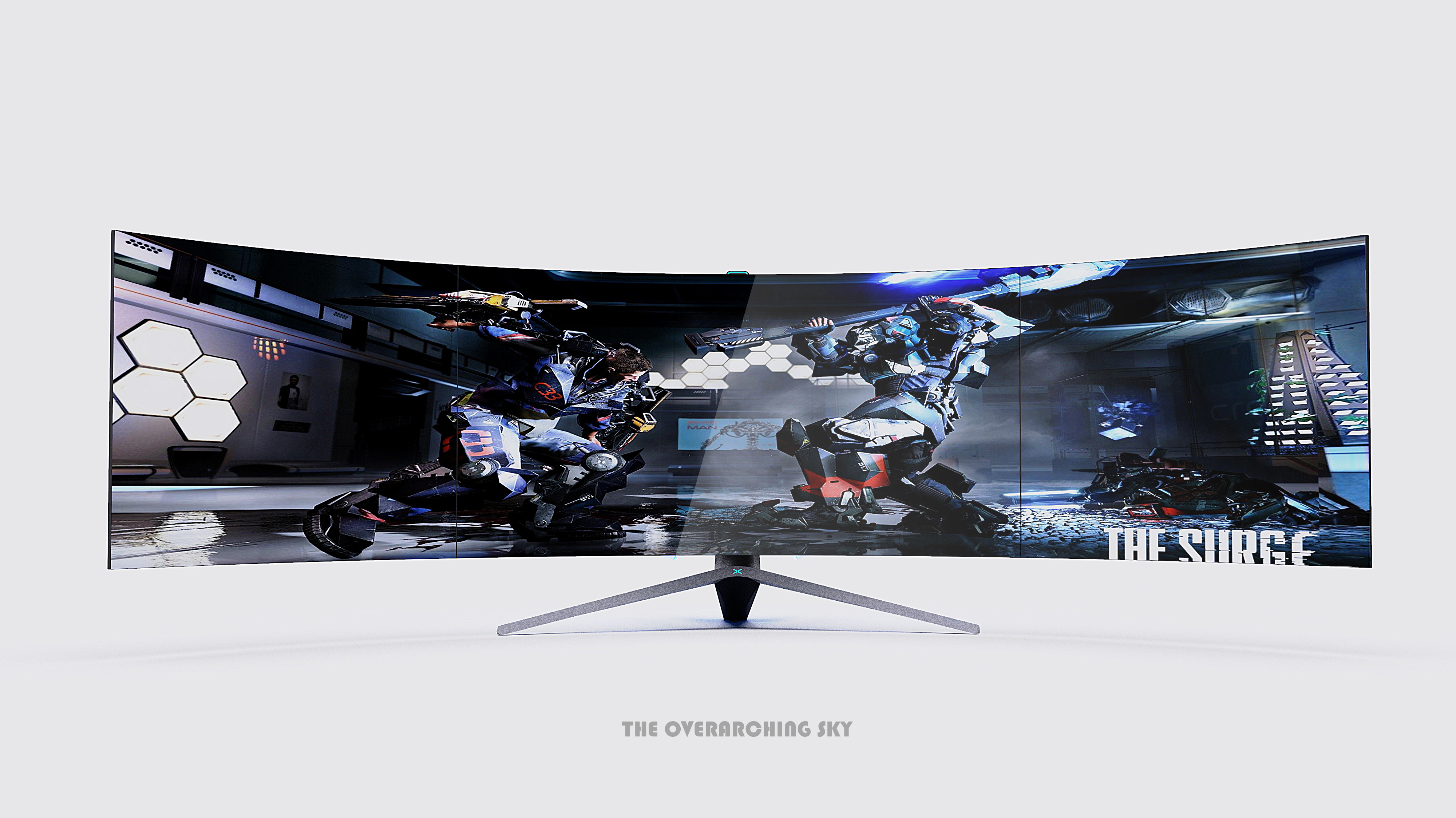 monitor，E-sports，Element penetration，rhino，keyshot，