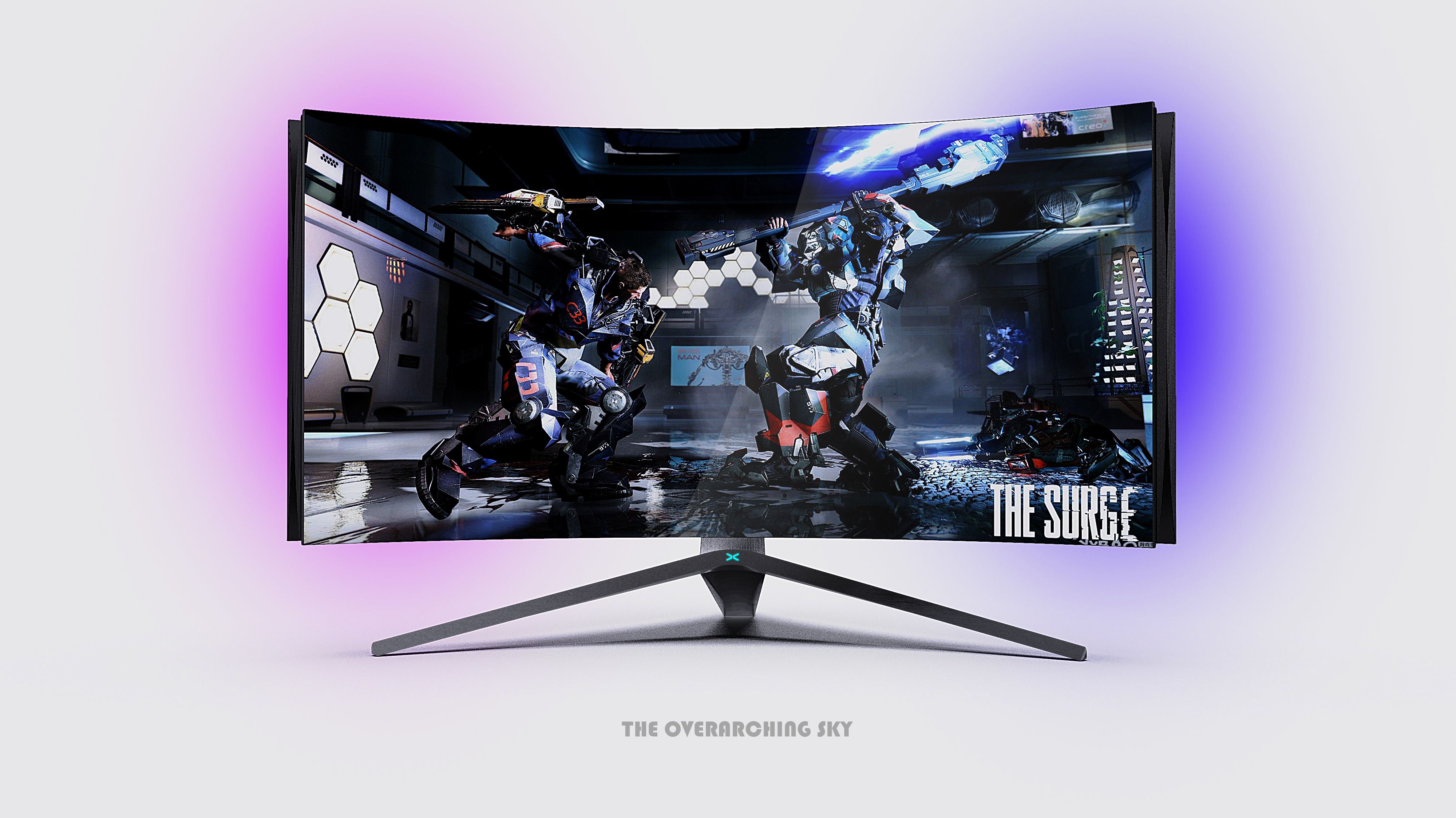 monitor，E-sports，Element penetration，rhino，keyshot，