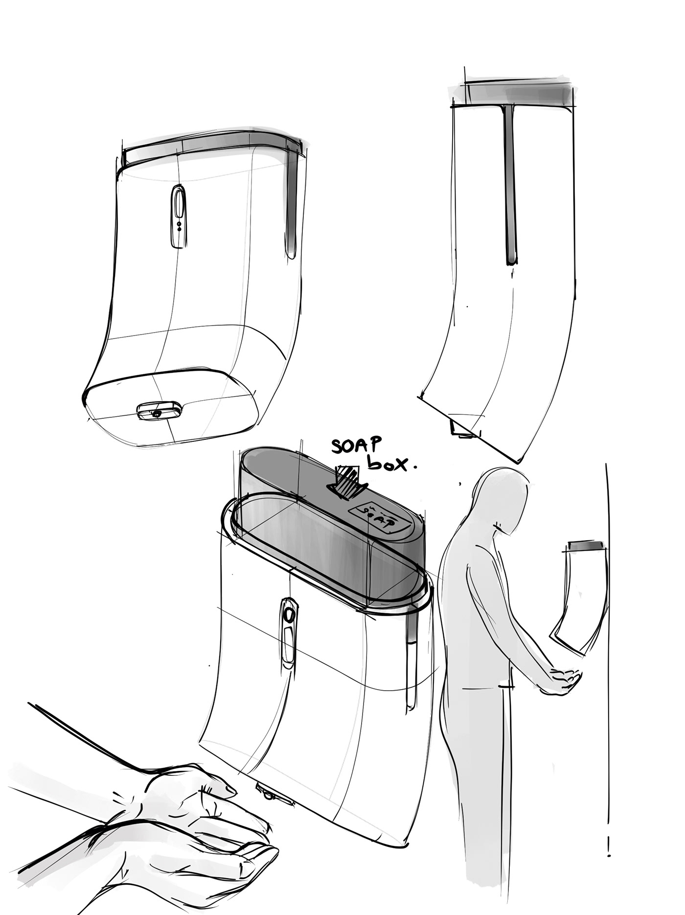 3d，intelligence，packing，Liquid soap，Hand drawn，