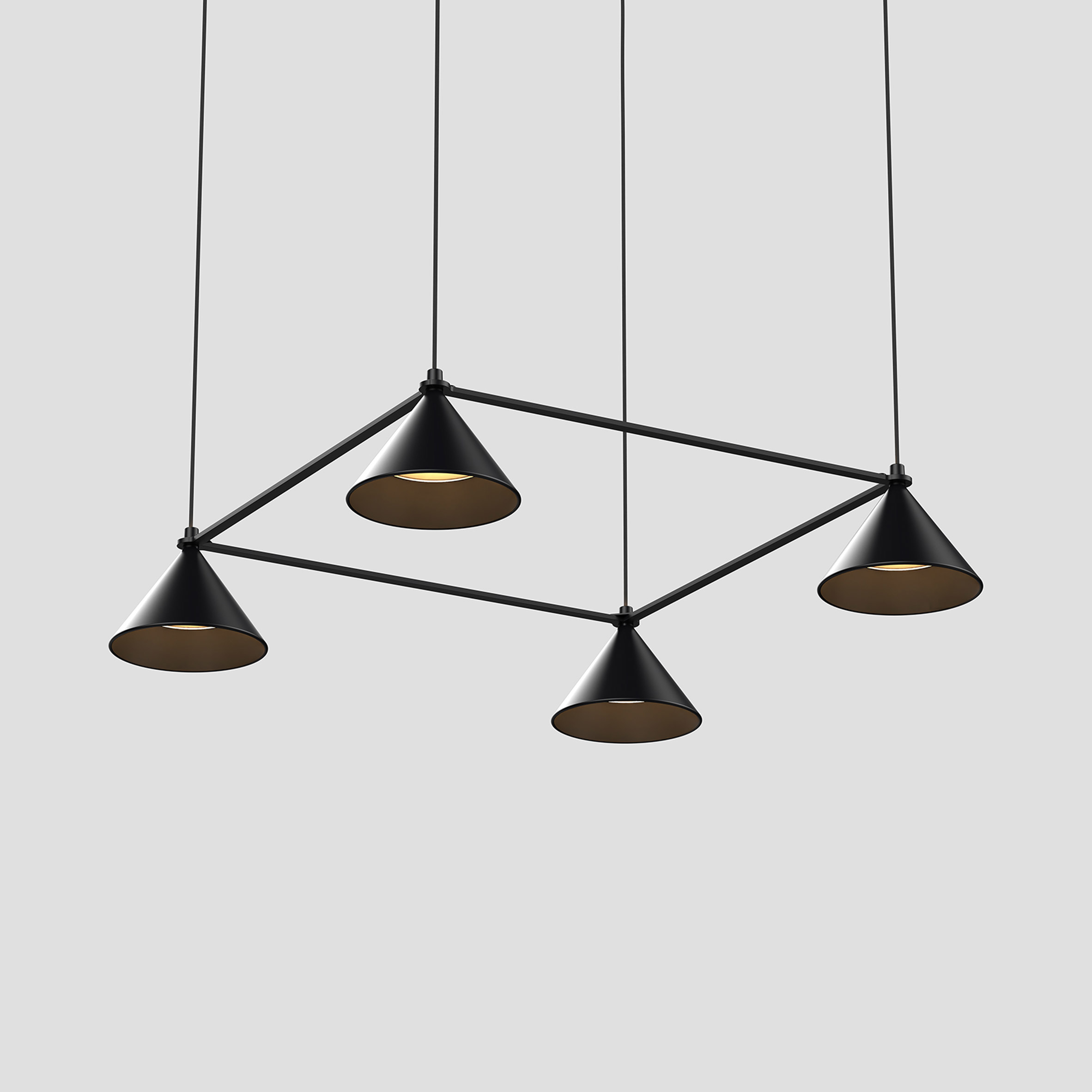 originality，Geometry，Lamp design，a chandelier，