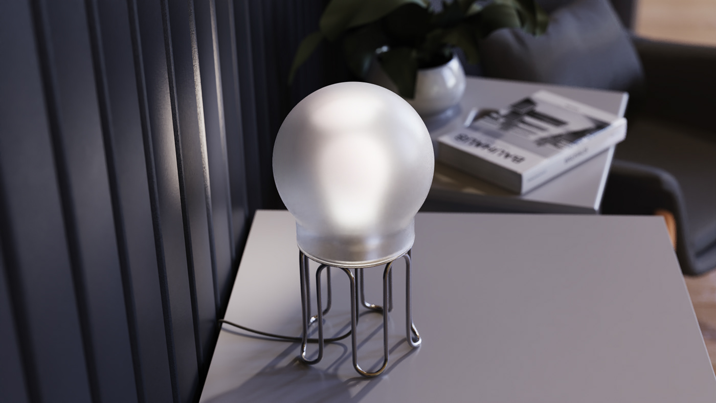 Desk lamp，beautiful，jellyfish，inkstudios，