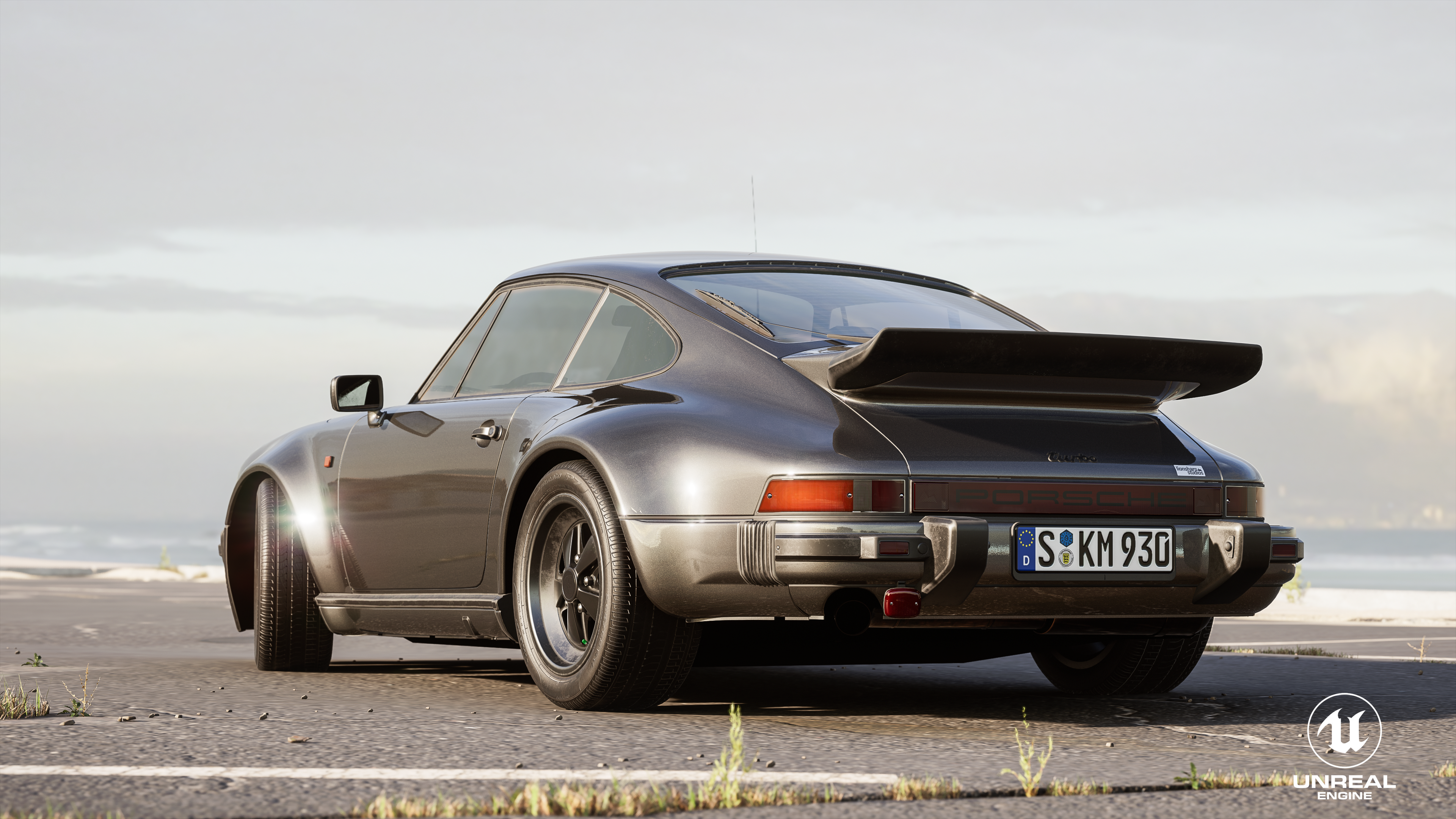 UE4，Car rendering，Porsche，