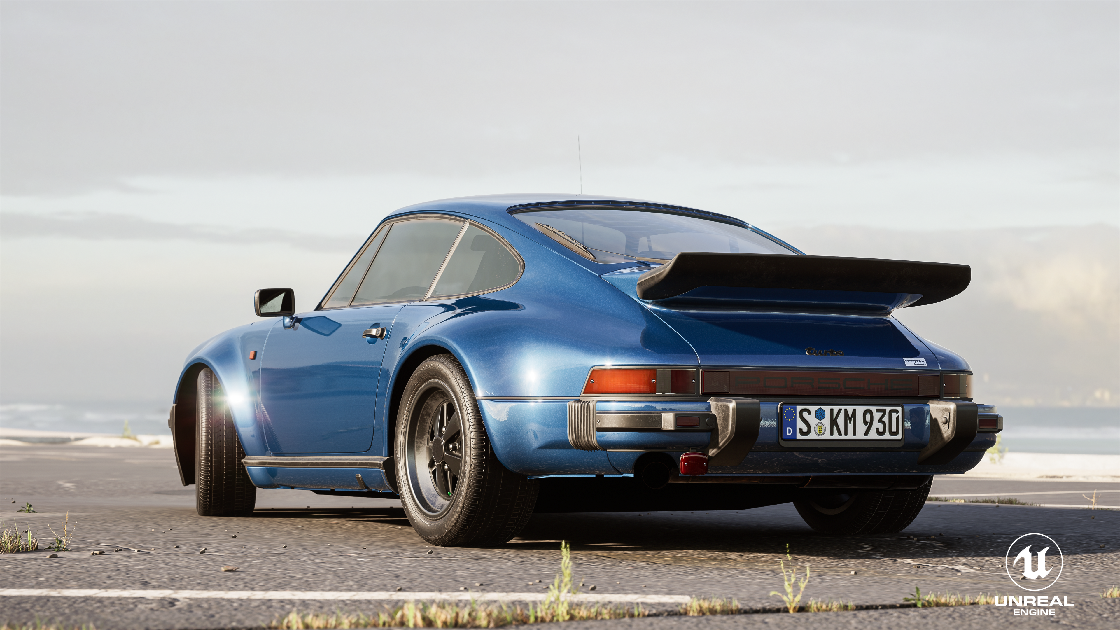 UE4，Car rendering，Porsche，