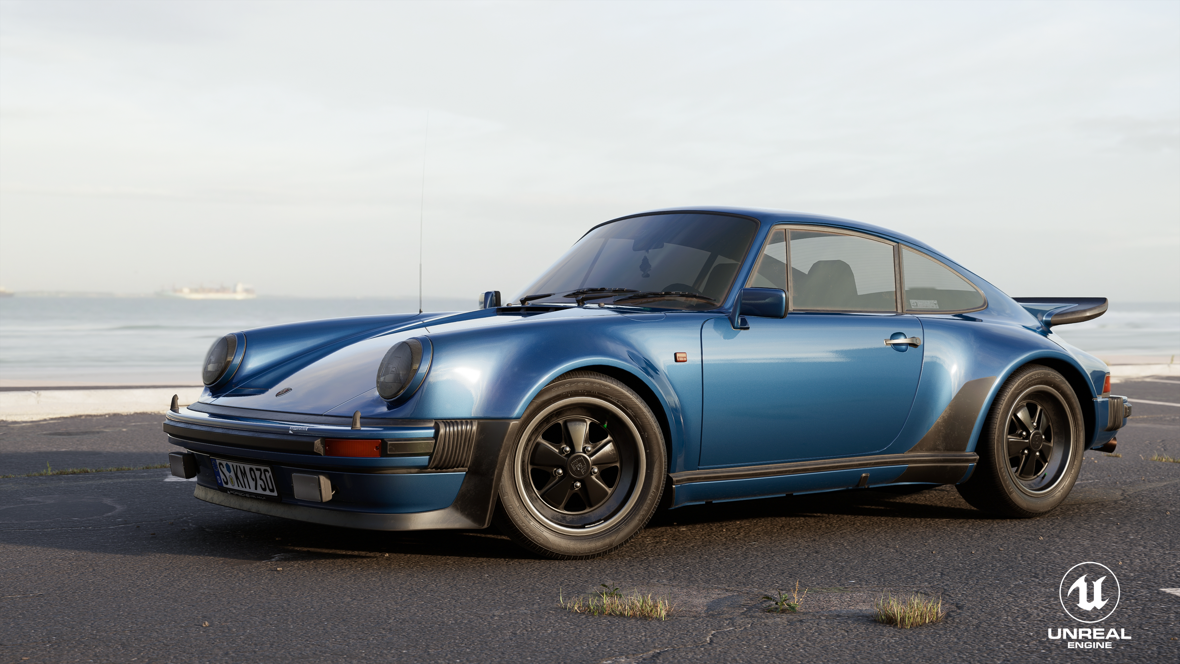 UE4，Car rendering，Porsche，