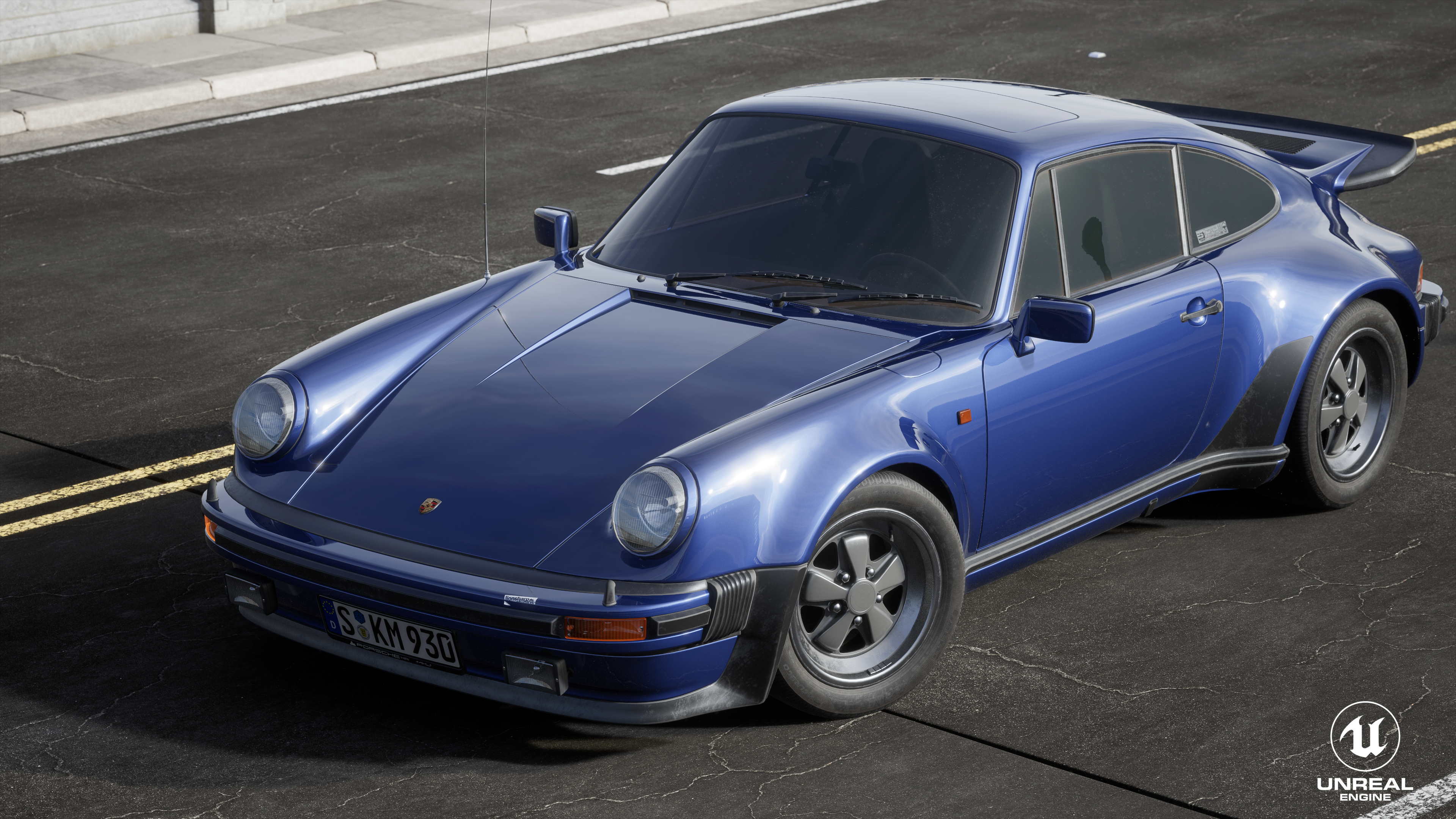 UE4，Car rendering，Porsche，