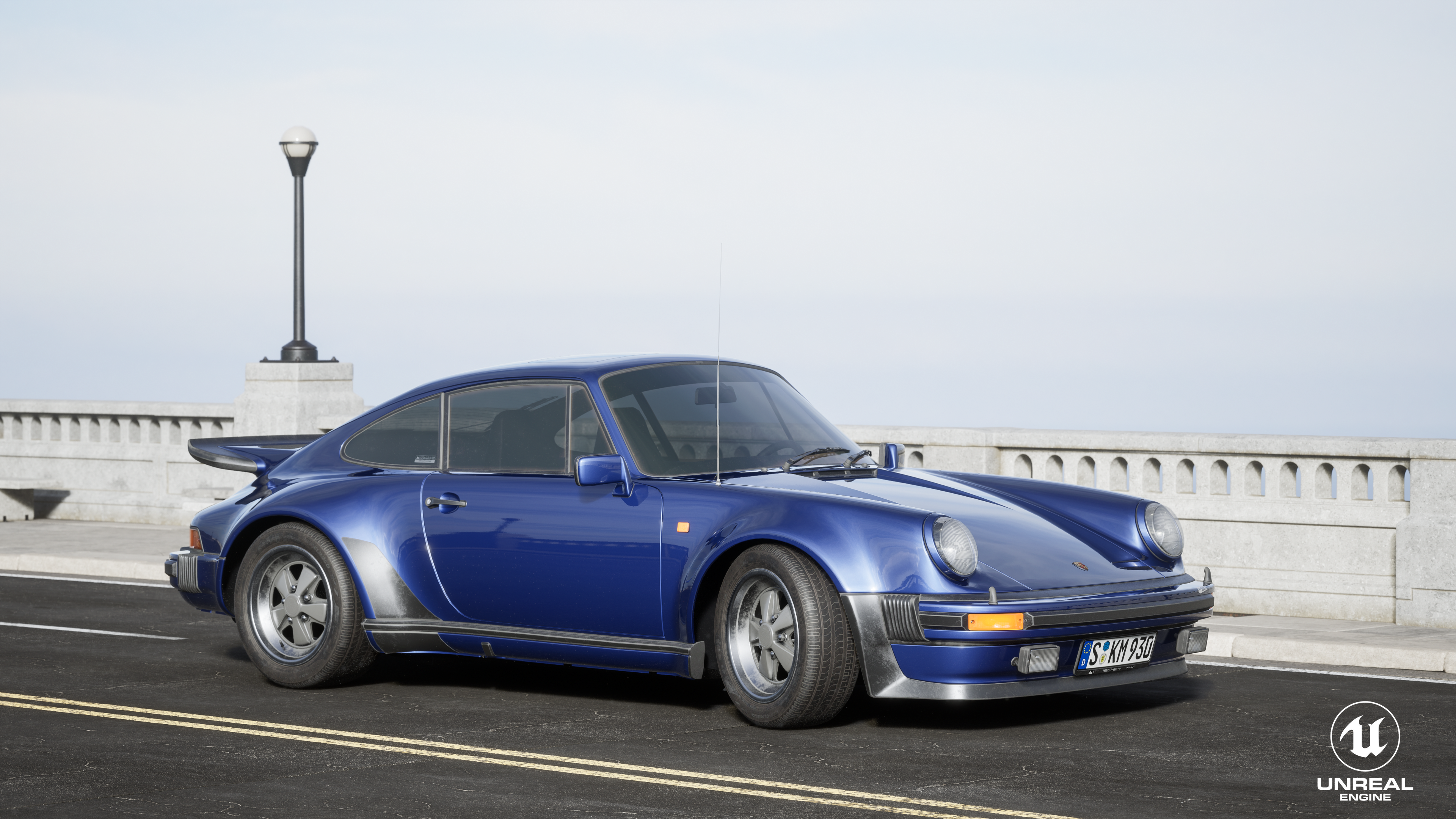 UE4，Car rendering，Porsche，