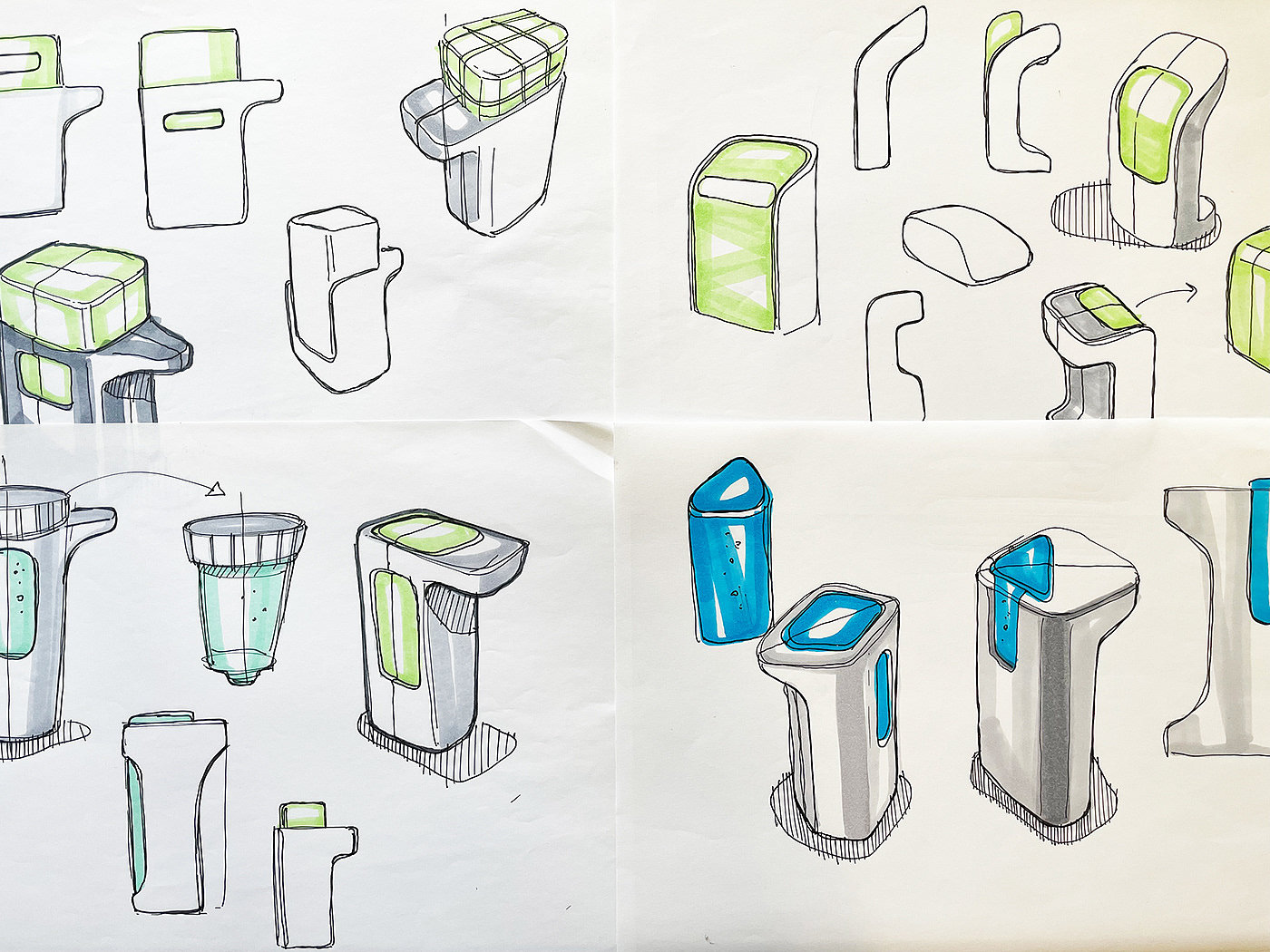 Alex Chatham，Minimalism，Non contact foam hand washing dispenser，Smart soap，product design，