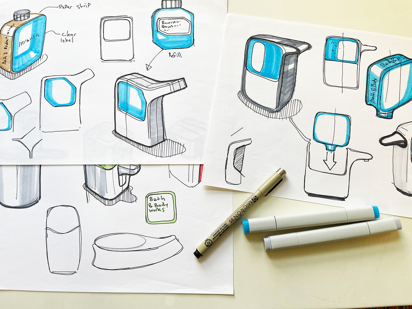 Alex Chatham，Minimalism，Non contact foam hand washing dispenser，Smart soap，product design，
