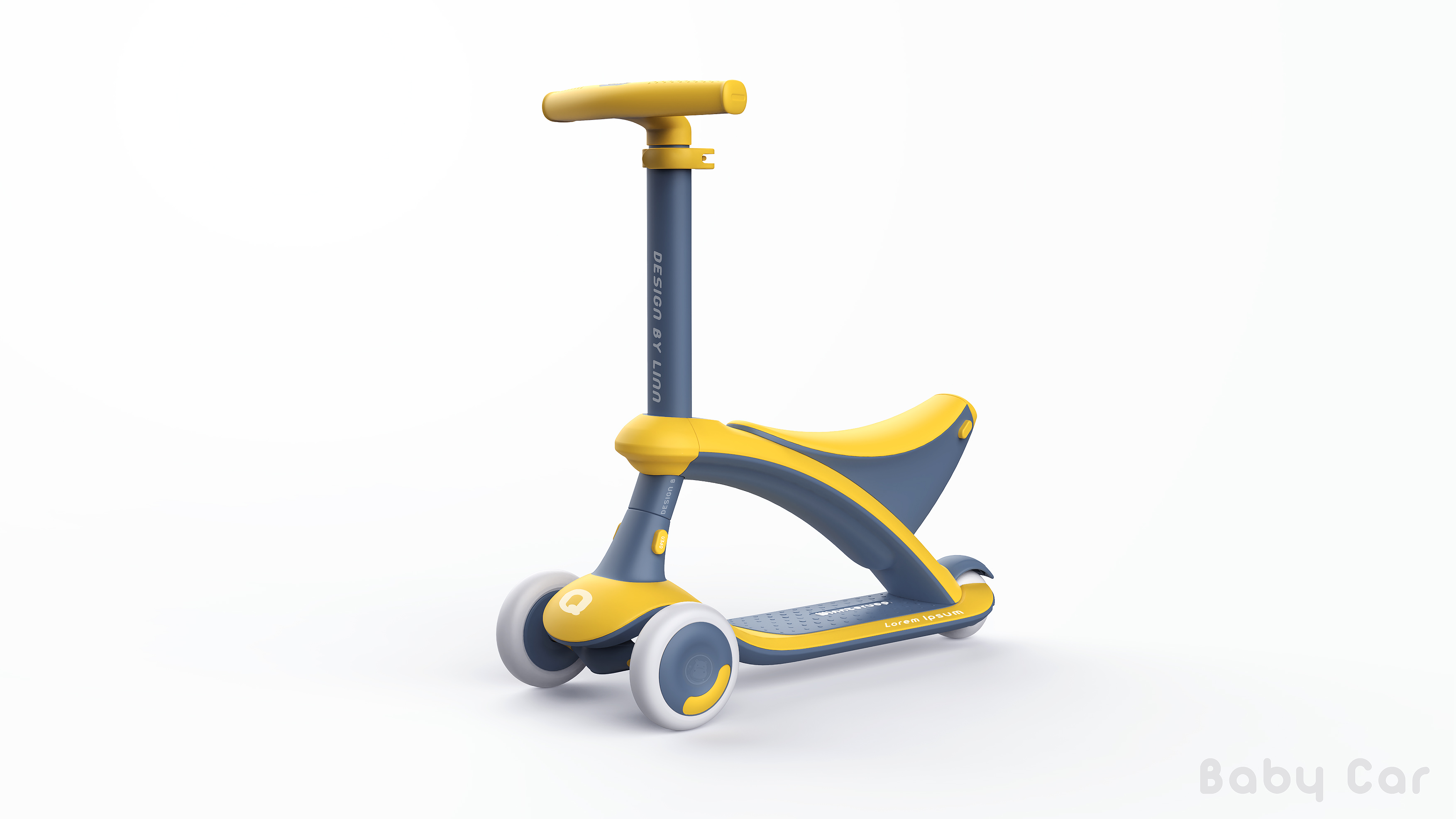 Husky original design，Appearance design，Children's Toys，Migao car，